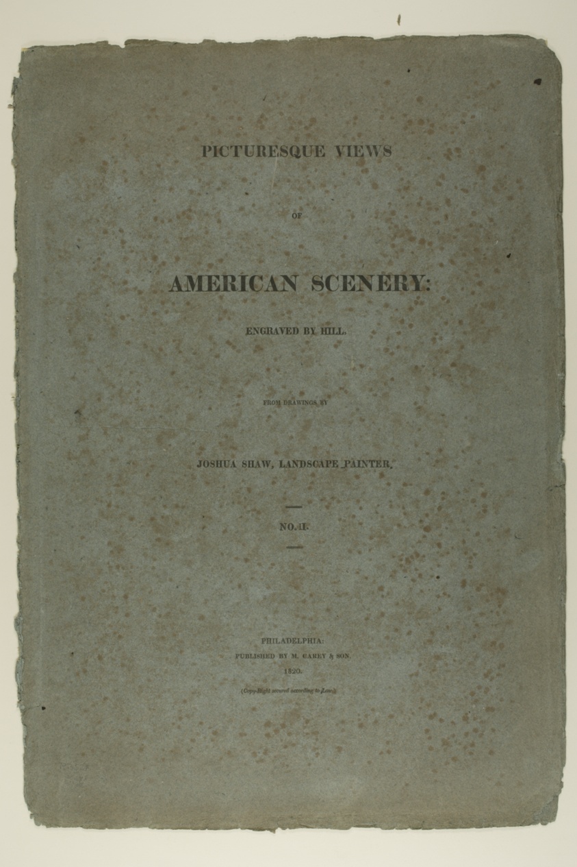 Portfolio Cover for Picturesque Views of American Scenery, No. II