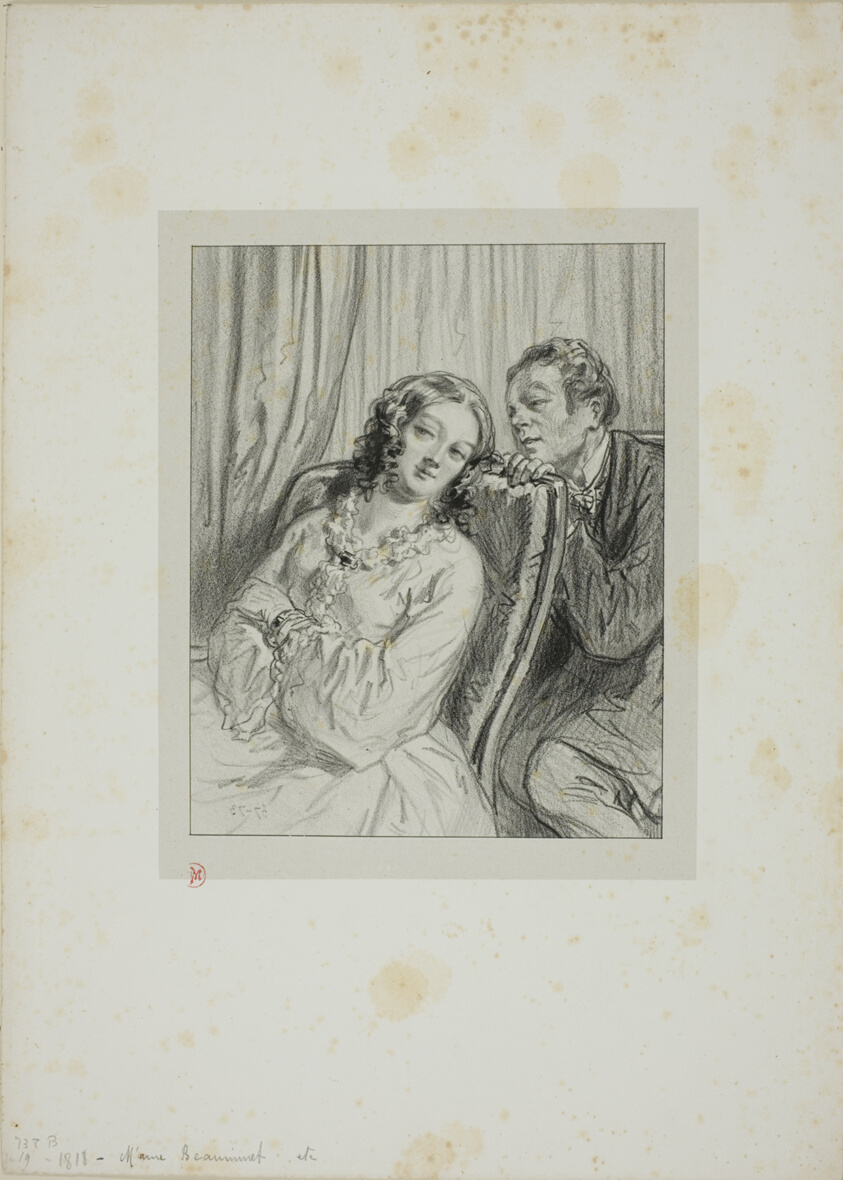 Masks and faces: Mme. Beauminet