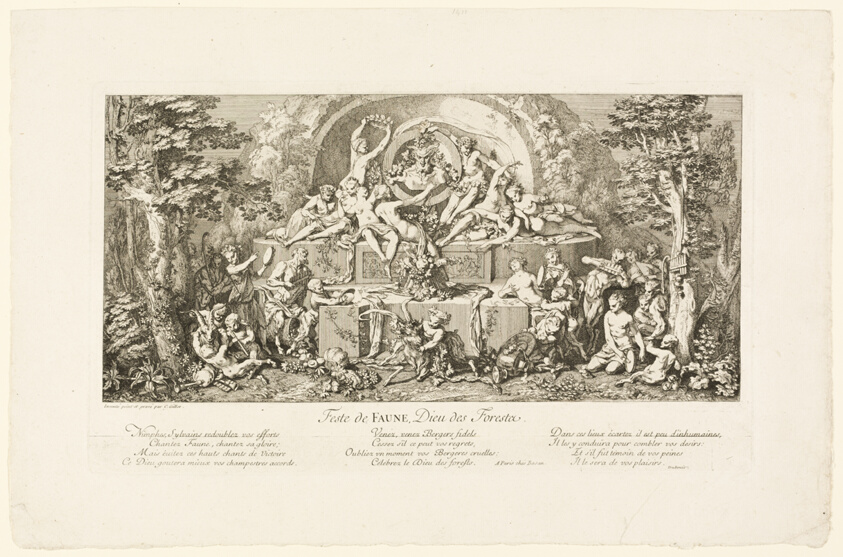 Feste de Faune (The feast of the faun from, Bacchannales or the Quatres Festes)