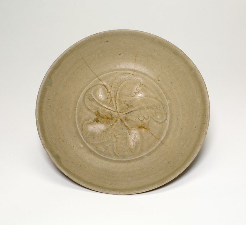 Dish with Floral Petals