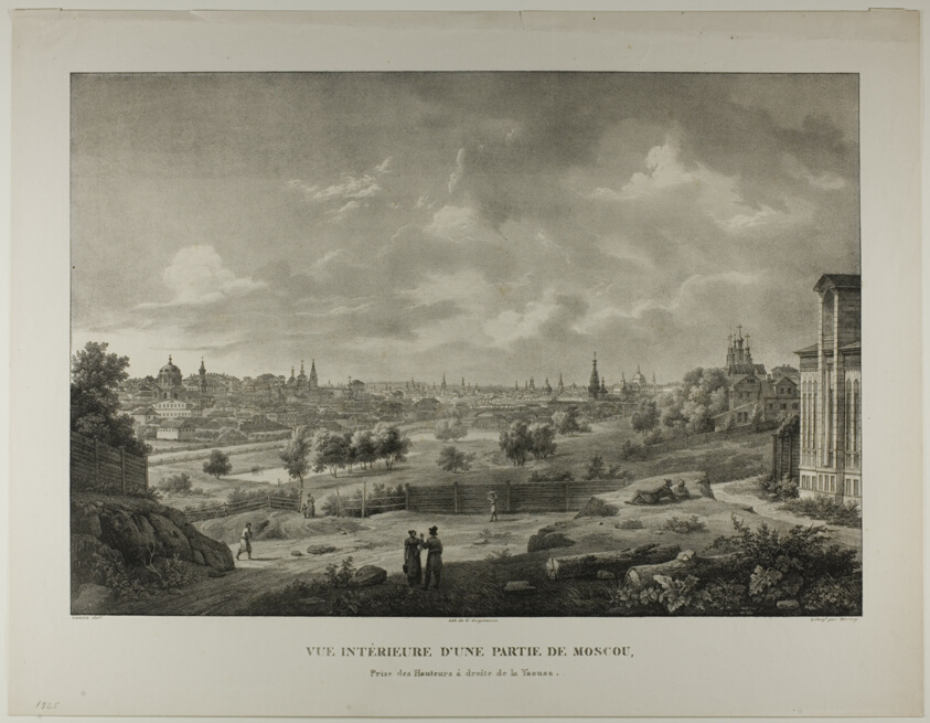 View of a Part of Moscow from the Heights to the Right of the Yaousa, from Views of Moscow
