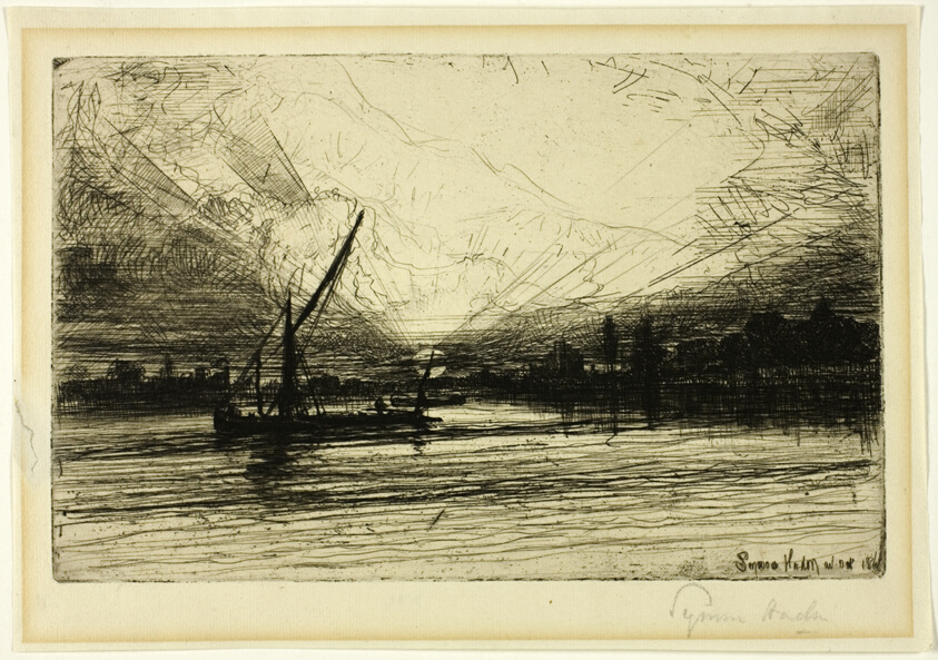 Sunset on the Thames