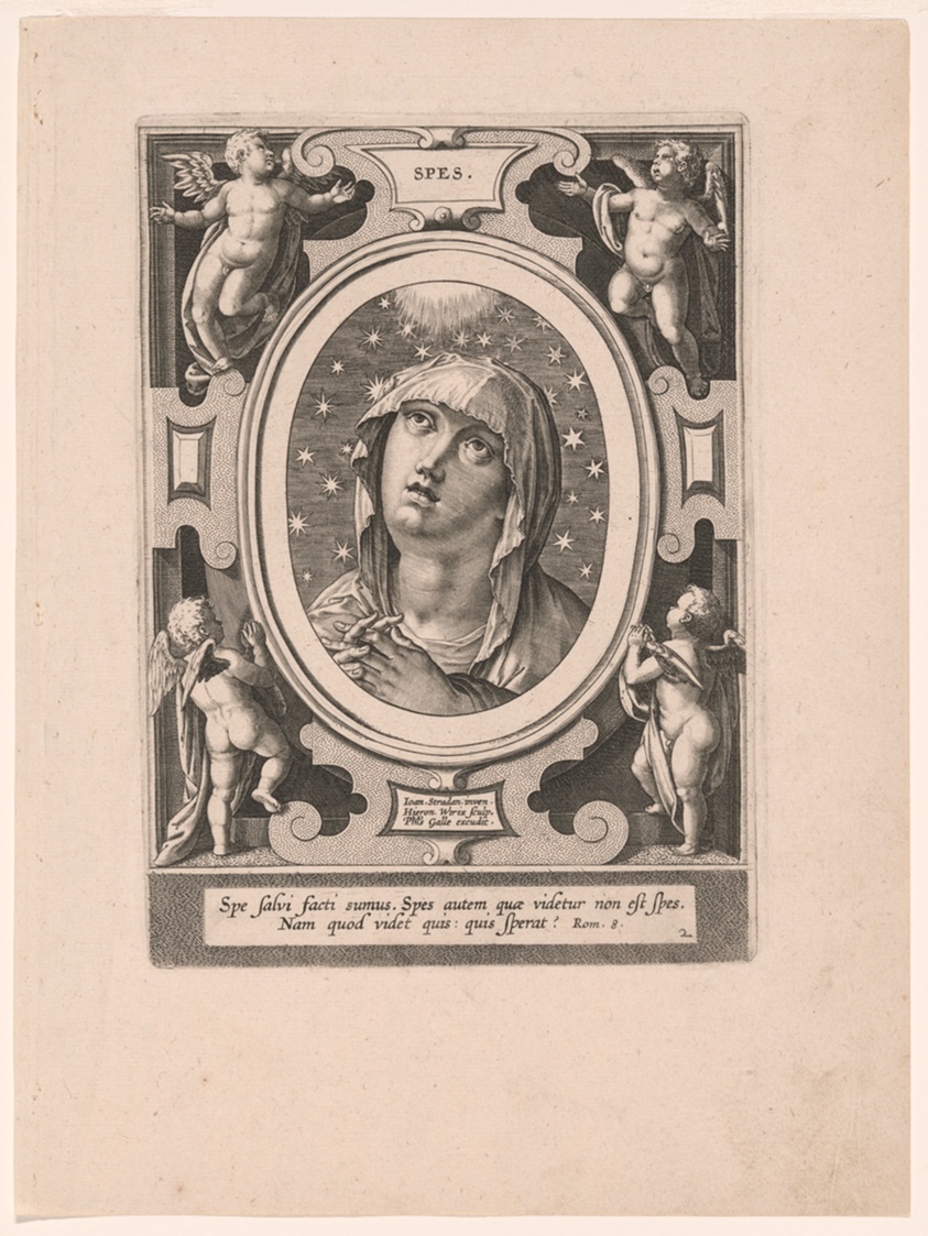 Spes, plate 2 from The Seven Virtues
