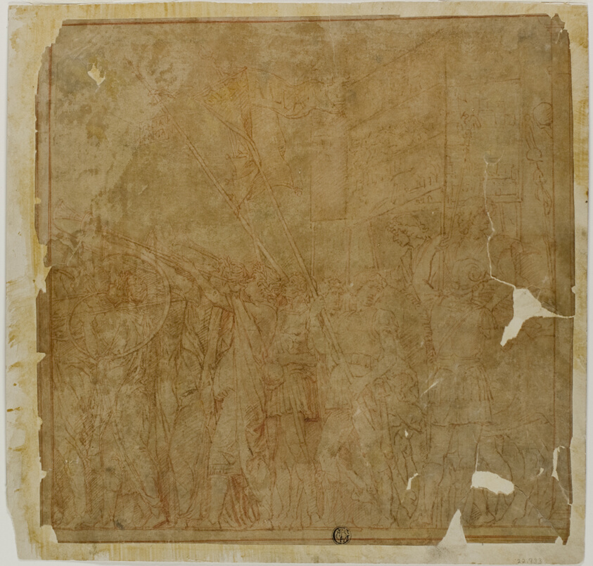 Study for the Triumphs of Julius Caesar: Canvas No. I