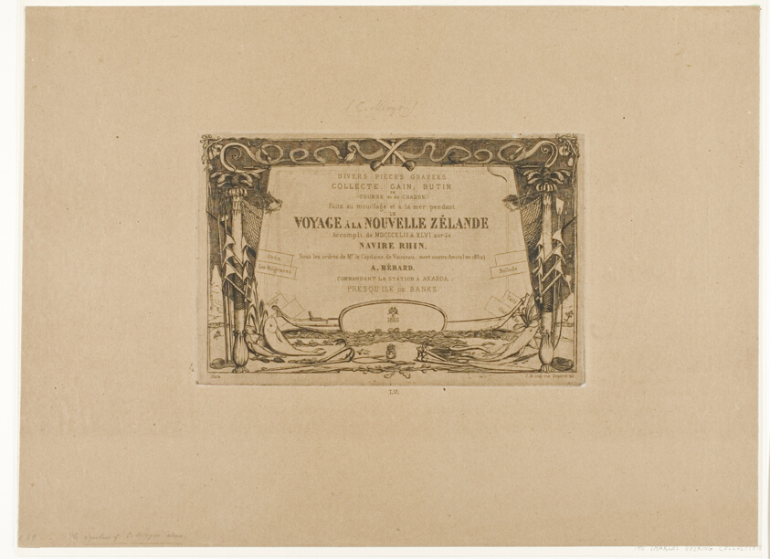 Cover for a Voyage to New Zealand (1842-46)