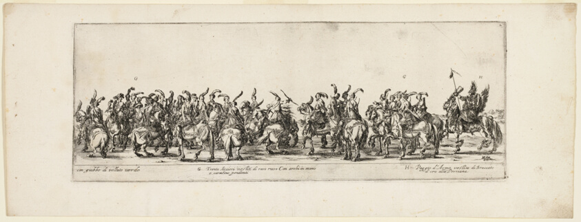 Plate Two, from Entrance of the Ambassador of Poland into Rome