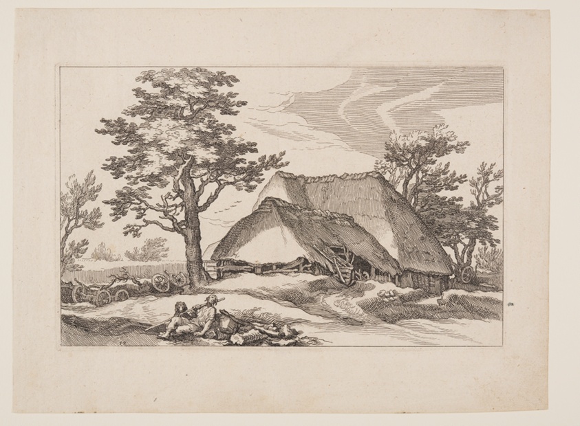 Plate 12, from Landscapes with Farmhouses