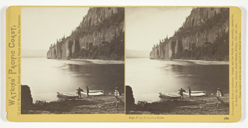Cape Horn, Columbia River, No. 1231 from the series "Watkins' Pacific Coast"