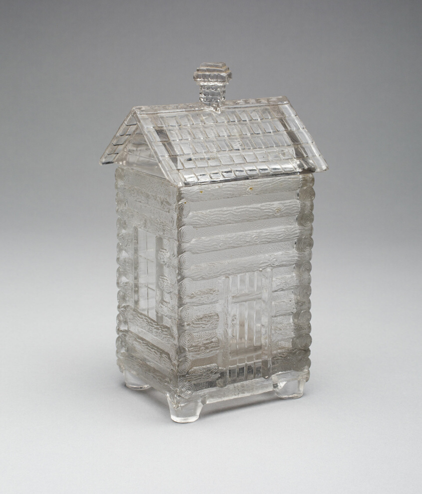 Log Cabin Marmalade Covered jar