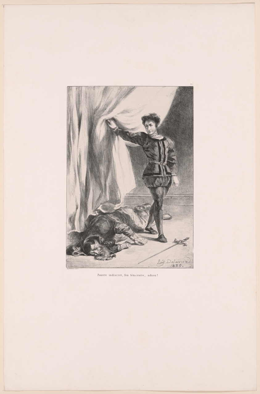 Hamlet and the Body of Polonius, plate 11 from Hamlet