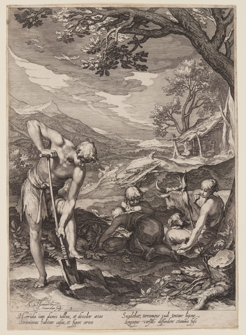 Adam and Eve Working, from History of the First Parents of Man
