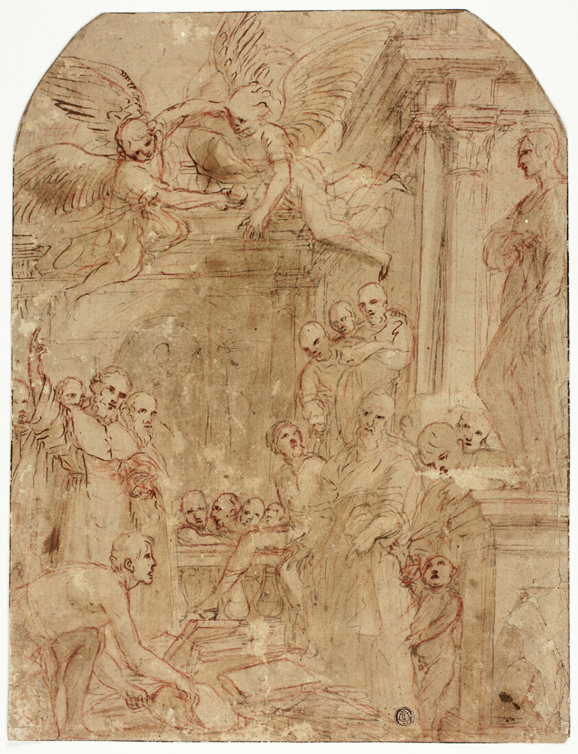 Study for the Trial of Saint Dominic's and Albigensian Books by Fire