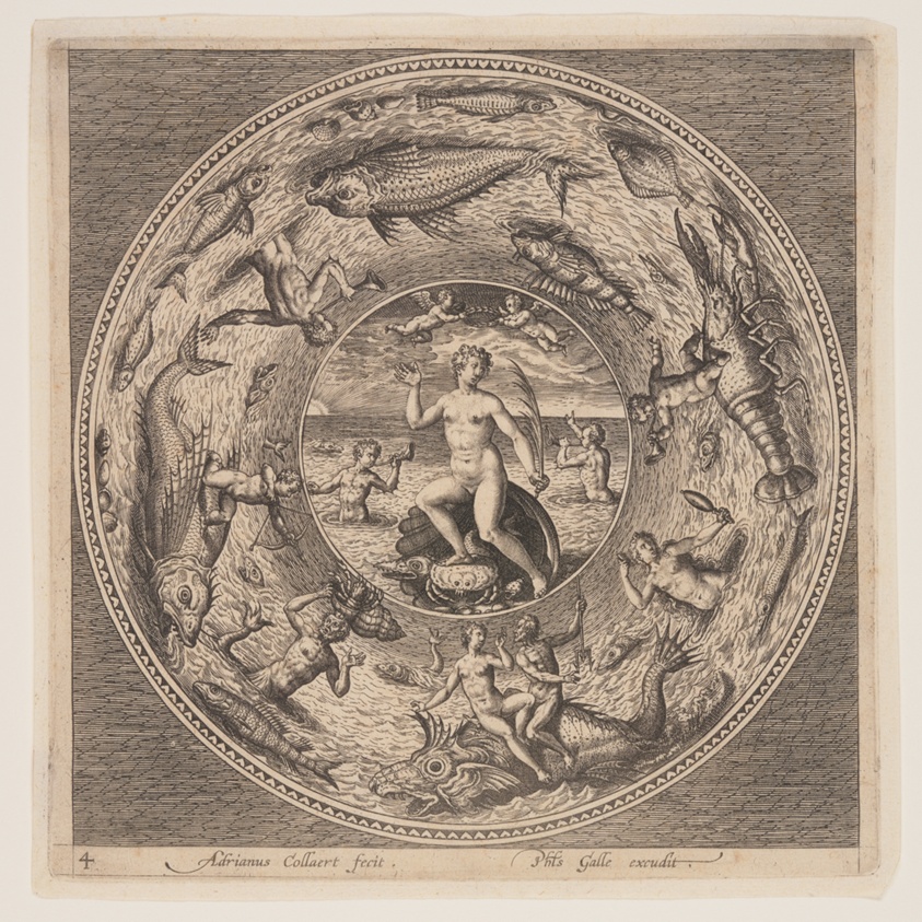 Galathea, from a Set of Designs for Plates (Fonds de Coupe)