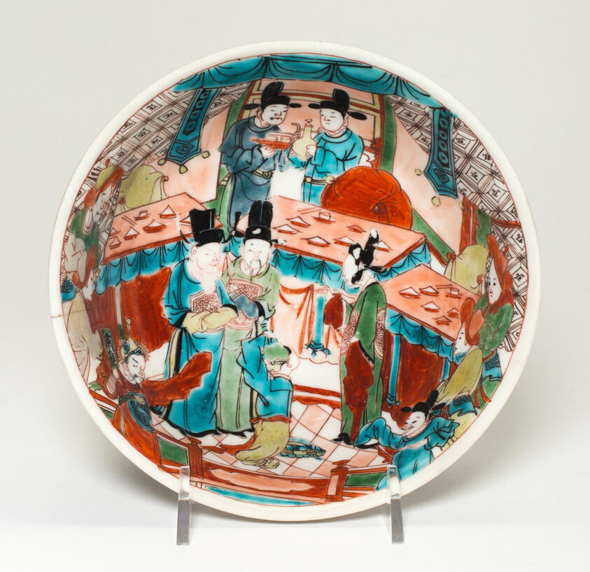 Bowl with a Court Scene