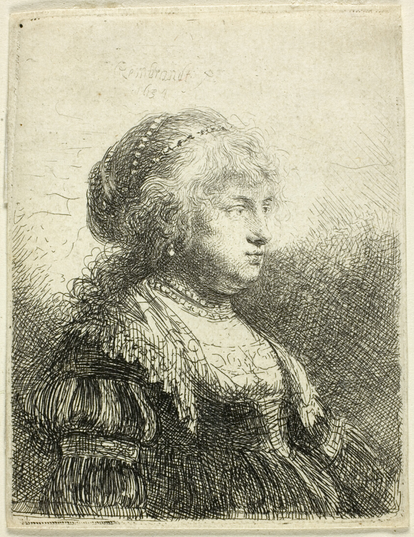 Saskia with Pearls in Her Hair