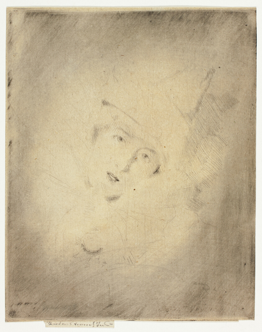 Pierrot, Portrait of the Lady A. C.