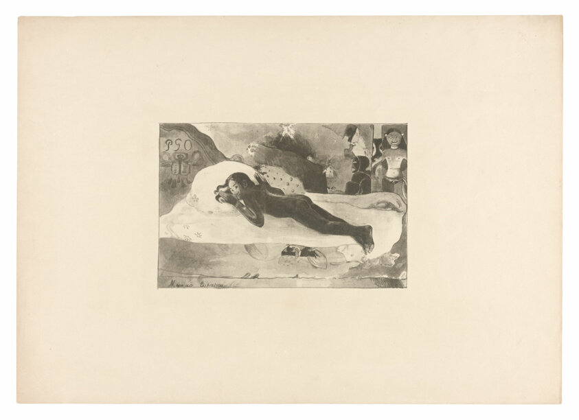 Manao tupapau (She Thinks of the Ghost or The Ghost Thinks of Her), from L'estampe originale