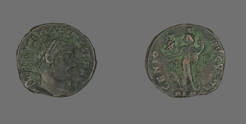 Follis (Coin) Portraying Emperor Licinius