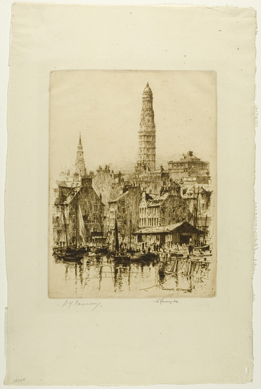Greenock No. 1, plate thirteen from the Clyde Set