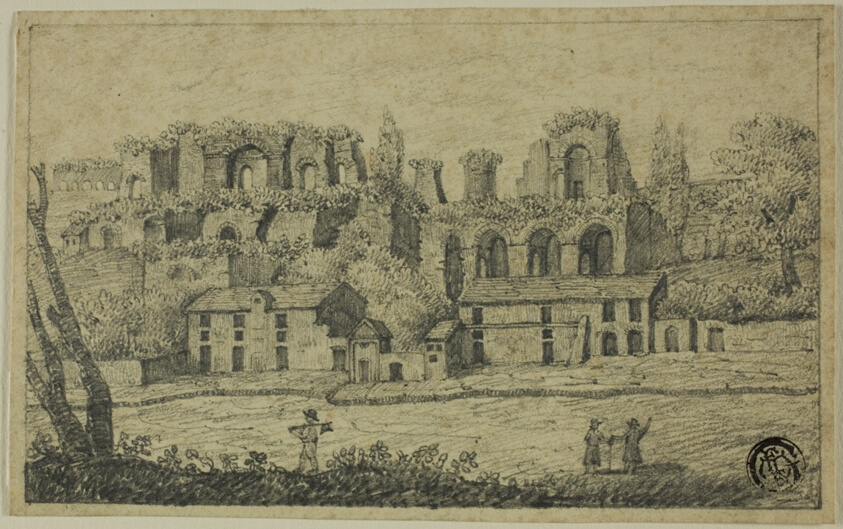 River Landscape with Roman Ruins