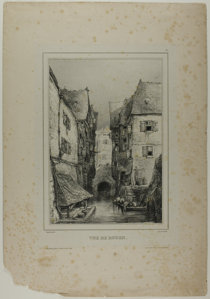 View of Rouen, plate three