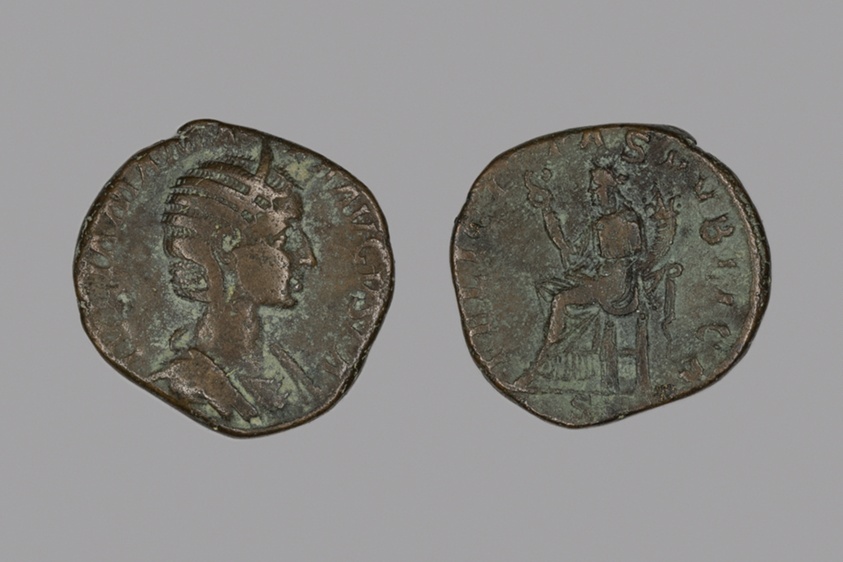 Sestertius (Coin) Portraying Julia Mamaea