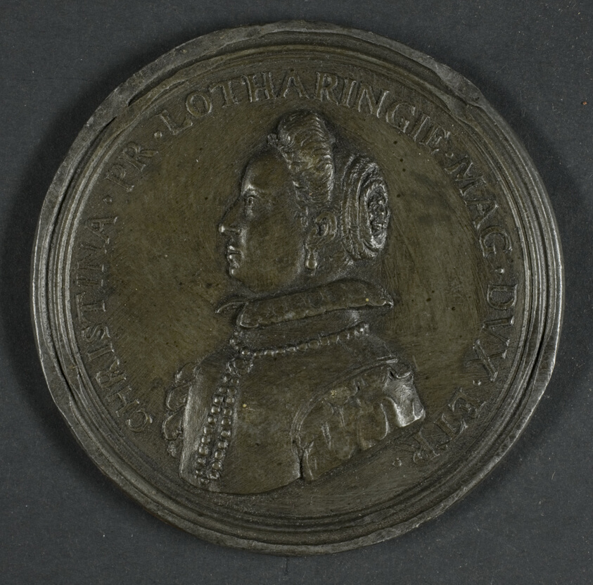 Medal Depicting Christine of Lorraine (1565–1637)