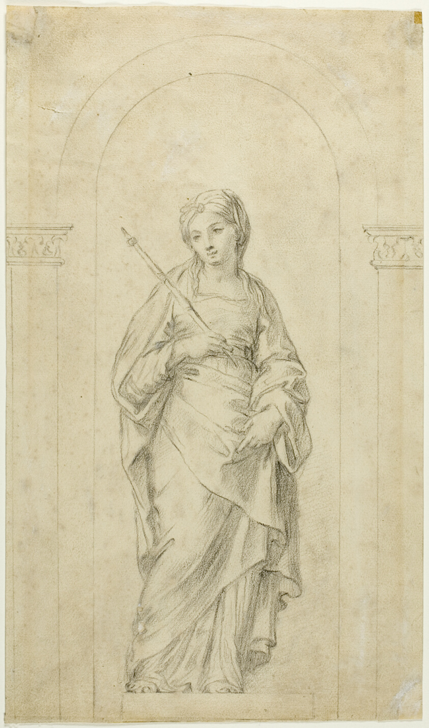 Saint Standing in a Niche