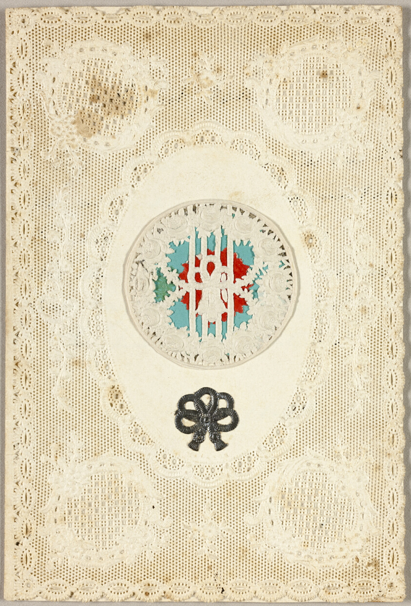 Untitled Valentine (Wreath with Rope Tie)