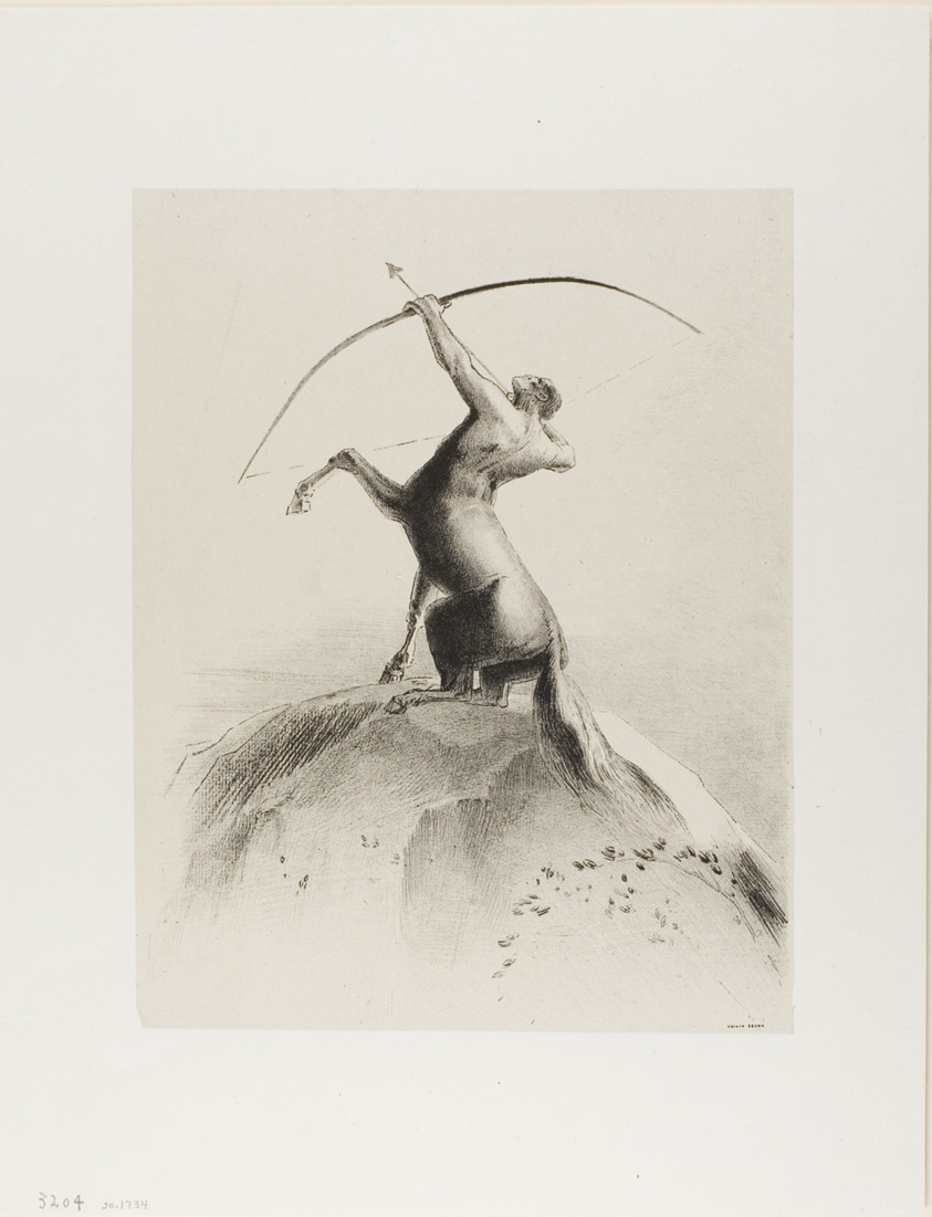 Centaur Aiming at the Clouds