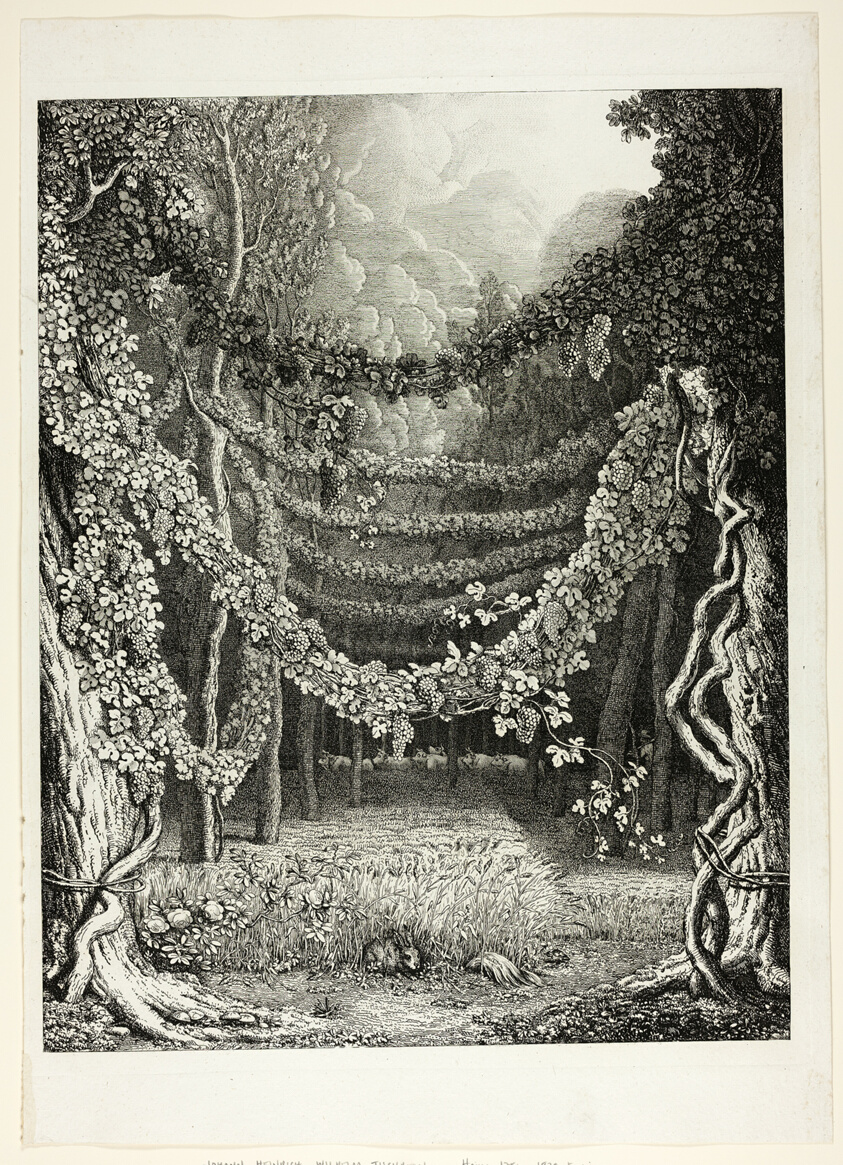 Oenotria Telus, An Idealized Woodland Scene Near Naples