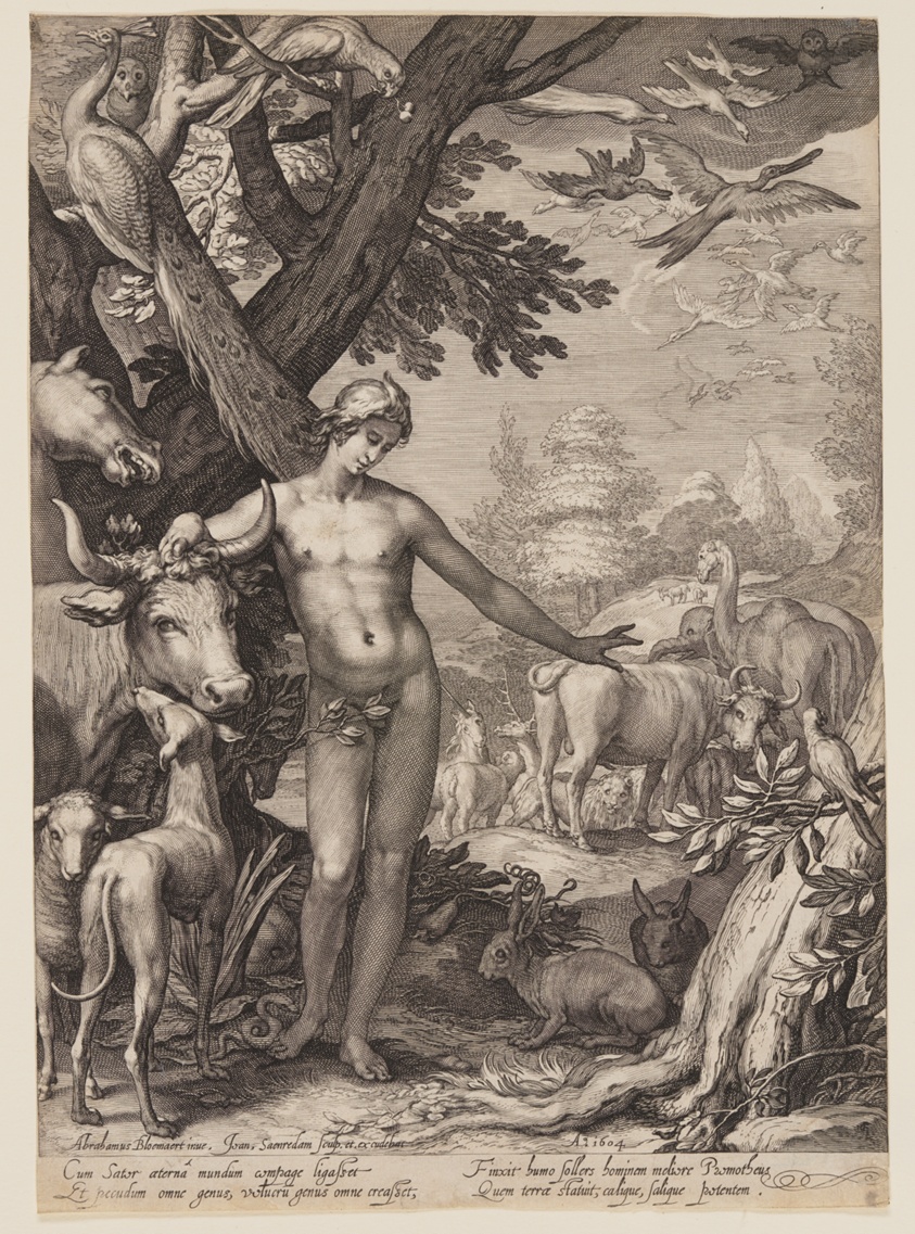 Adam Naming the Animals, from History of the First Parents of Man