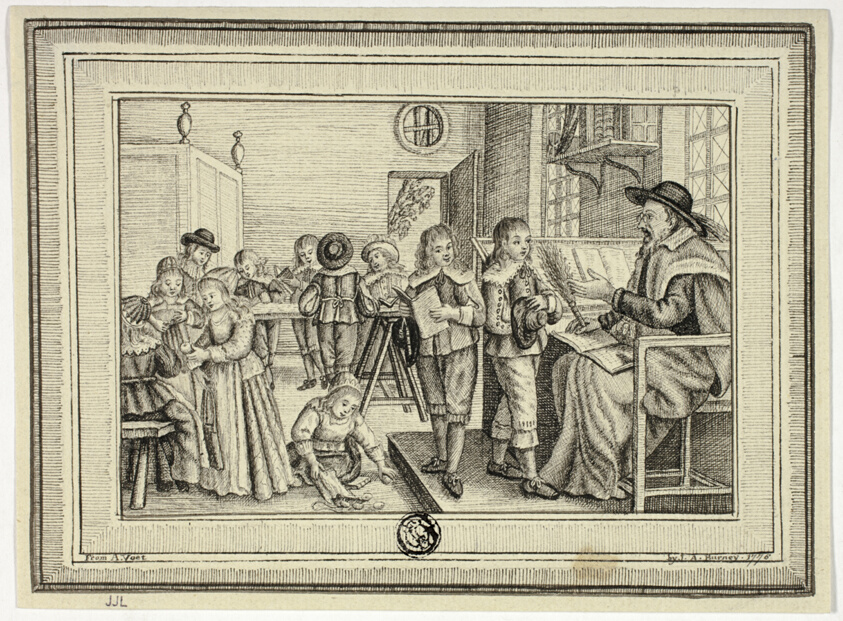 Schoolmaster with Children
