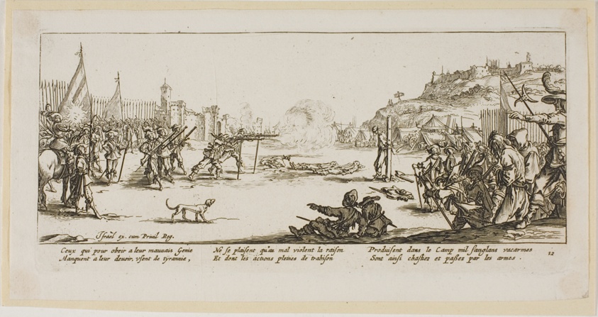The Firing Squad, plate twelve from The Large Miseries of War