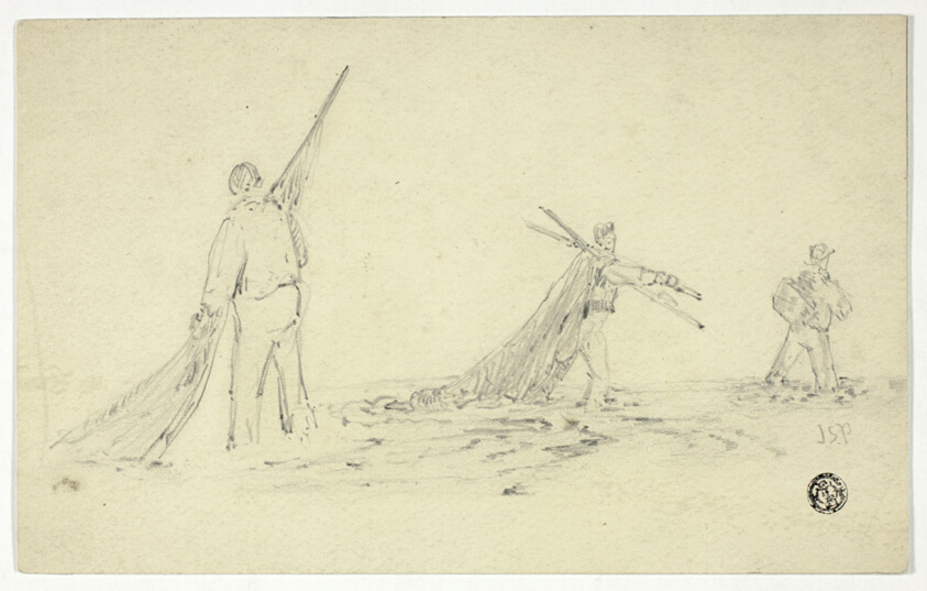 Men Carrying Nets