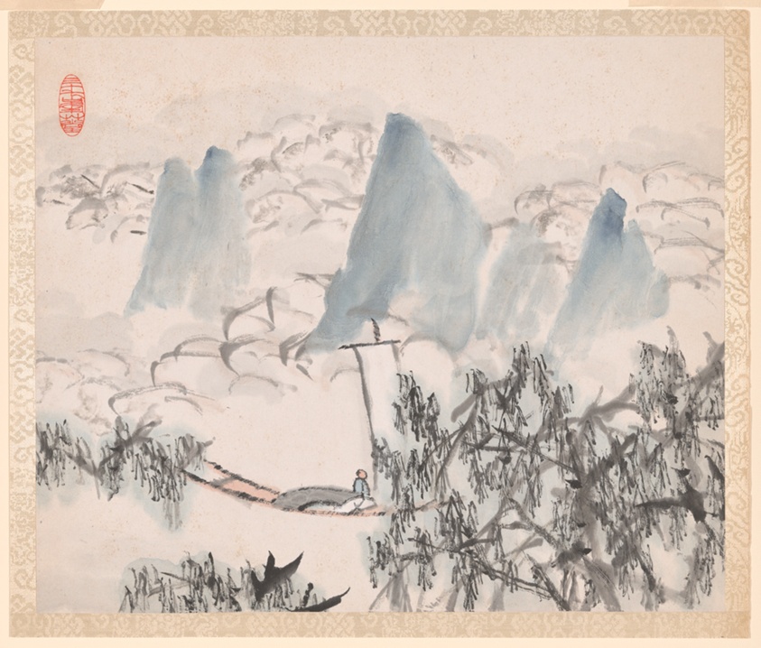 Album of Landscapes and Calligraphy for Liu Songfu