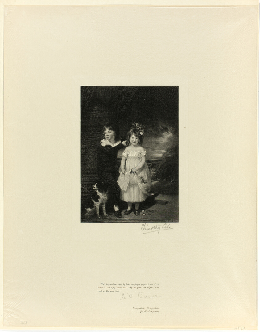 Brother and Sister, from Old English Masters