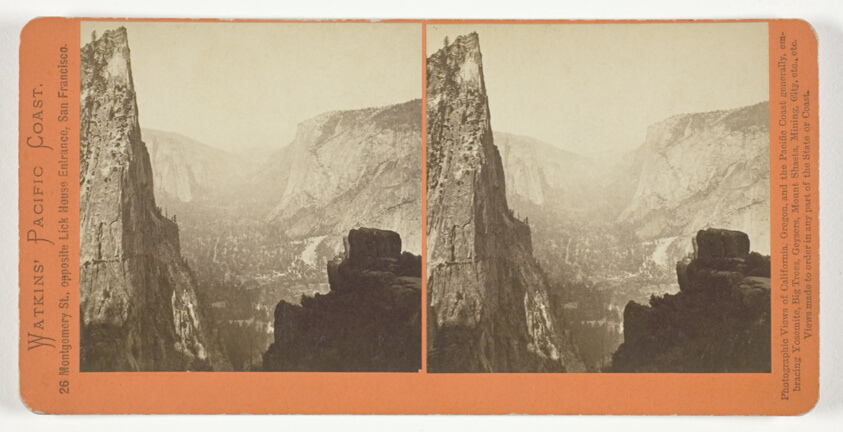 Looking Down the Valley from Union Point, Yosemite, from the series "Watkins' Pacific Coast"