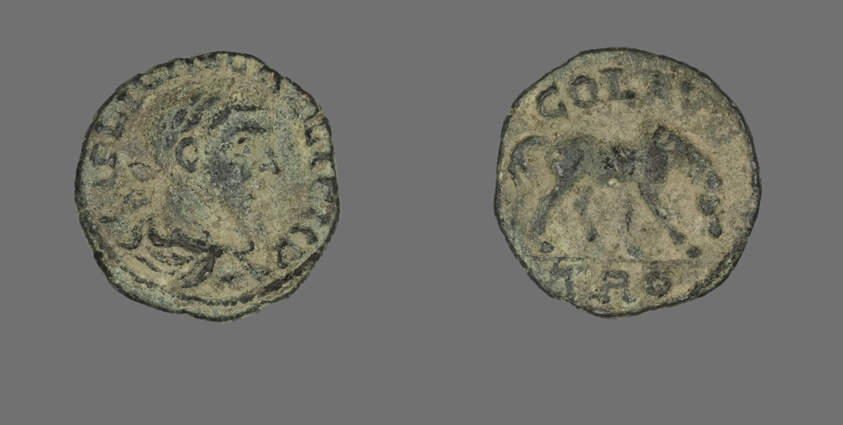 Coin Portraying Emperor Gallienus