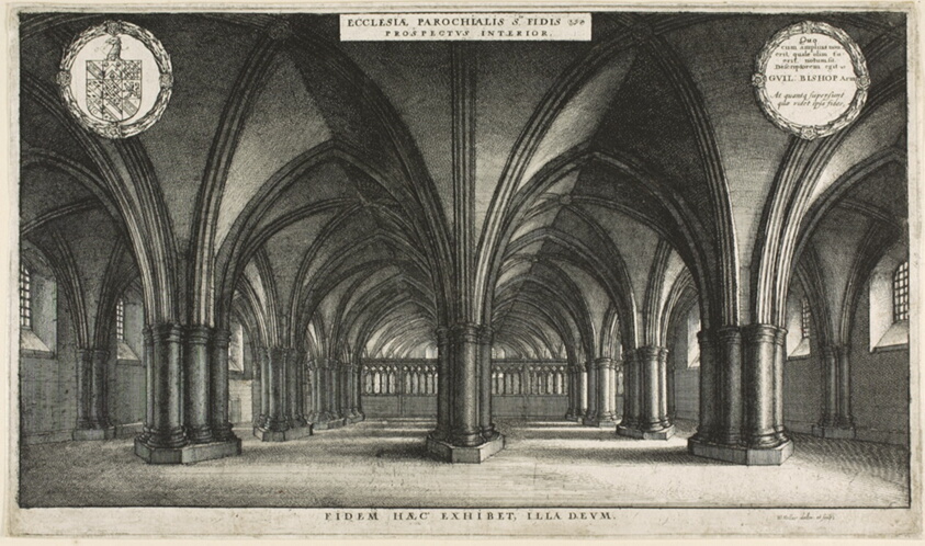 Interior of the Crypt of St. Paul's (St. Faith's)