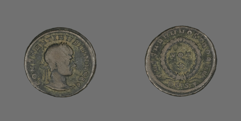 Coin Portraying Emperor Constantine I
