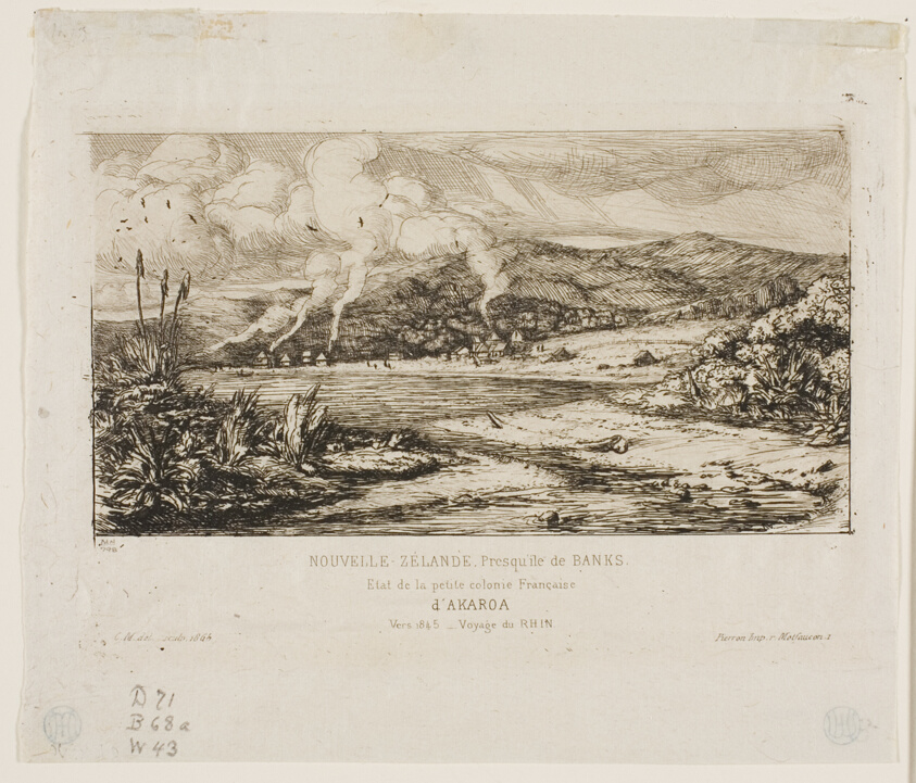 The Little French Colony at Akaroa, 1845