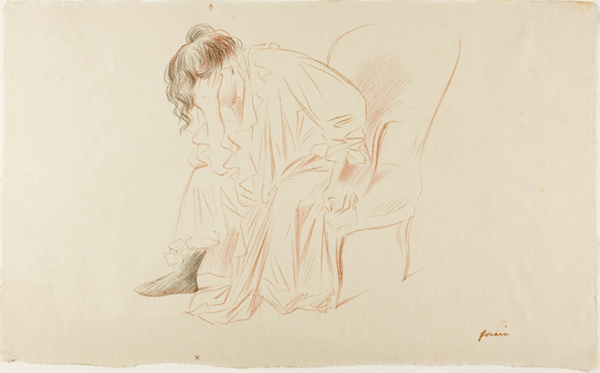 Seated Woman, Head in Right Hand