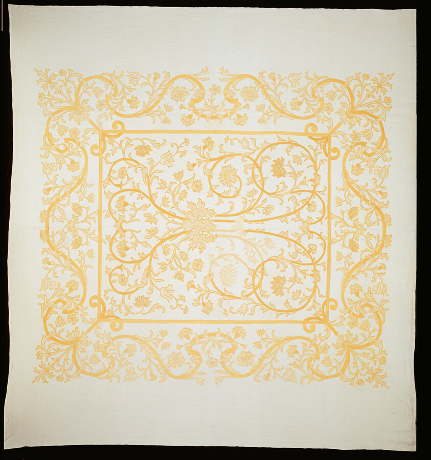 Bedcover in the Arts and Crafts Style