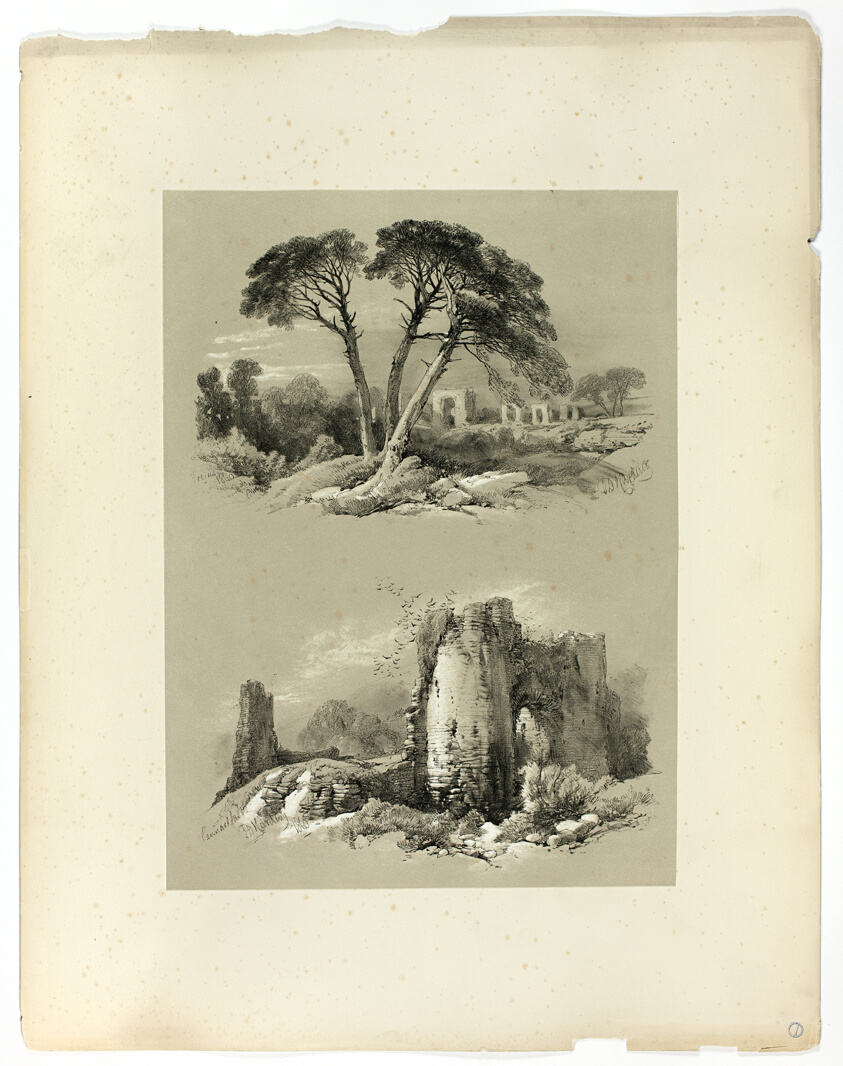Frejus and Pennard Castle, from Picturesque Selections