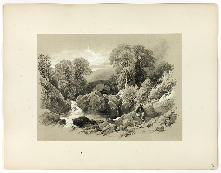 Sledde Bridge, from Picturesque Selections