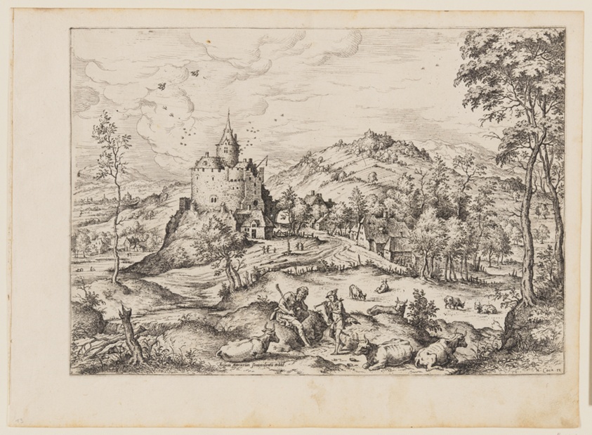 Mercury Lulling to Sleep Argus, from Landscapes with Biblical and Mythological Scenes