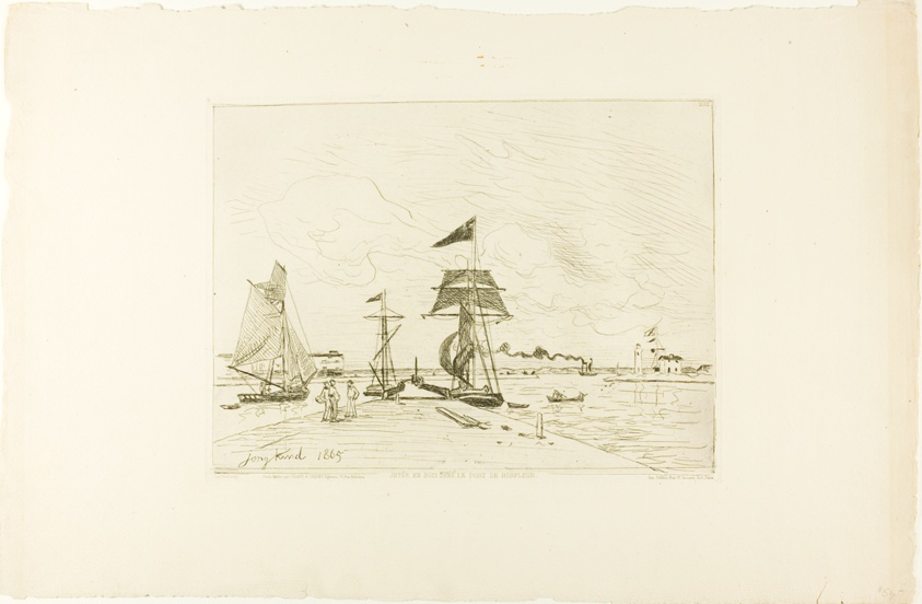 Wooden Pier, Honfleur Port