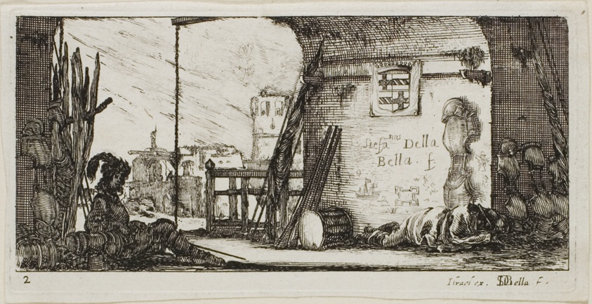 Plate Two from Drawings of Several Movements by Soldiers