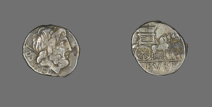 Denarius (Coin) Depicting the God Jupiter